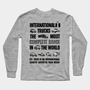 INTERNATIONAL TRUCKS - advert Long Sleeve T-Shirt